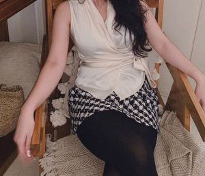 Houndstooth Mini Skirt