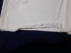 ZARA denim Off-white Shirt