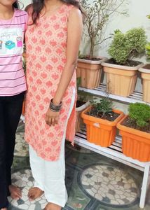 Printed Kurta And Palazzo Set