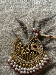 Elegant Peacock Nath