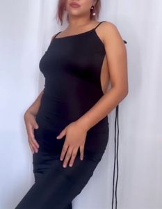 Selclouth Elegant Black Gown