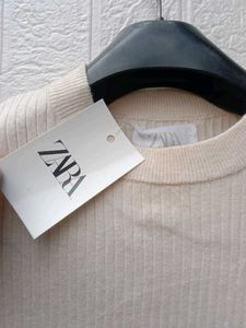 New with tag ZARA Pinterest Elegant Ribbed Knit To