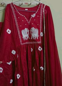 New/Unused Jaipuri Print Kurta Set