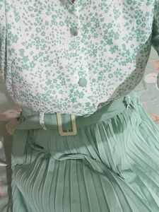 Mint Green Midi Dress