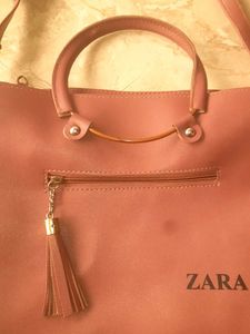 Zara Pink Tote Bag