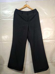 Pinstripe Wide Leg Pants