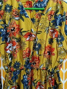Floral Yellow Top