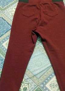 Maroon Track Pants
