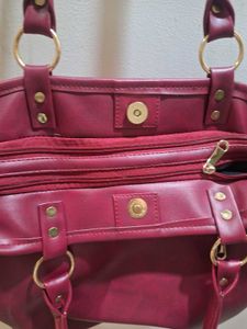 Maroon Tote Bag (gucci dupe)