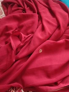 Maroon Saree