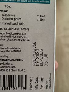 Unopened Pregnancy test kit