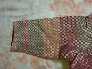 Vintage Brocade Saree Blouse