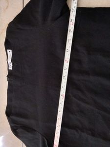 new women Elegant Black Long Sleeve Top