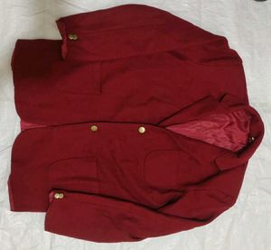 Burgundy Blazer