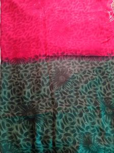 Embroidery Double Shades Saree