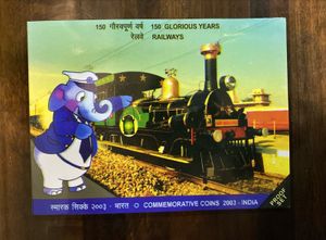 Proof Set Of 2 Coins - 150 Glorious Years Railway