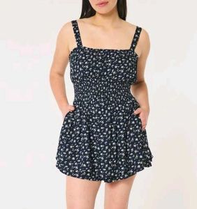 HOLLISTER SAIDIE REMOVABLE STRAP ROMPER