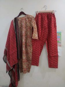 New kaamkari Printed Kurta Set