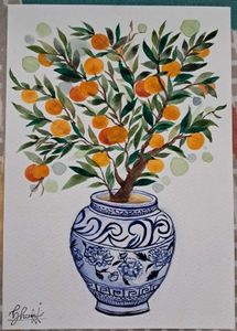 watercolour painting on 300gsm paper