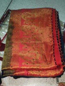 New Saree With Blouse.