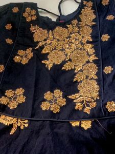 Navy Blue Gown