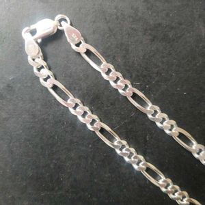 925 Silver Hallmark Tranding Figaro Chain  22&#34;inch