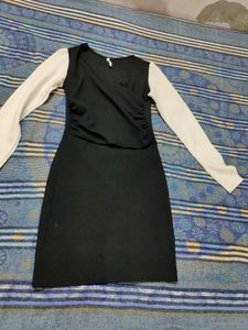 Chic Colorblock Mini Dress