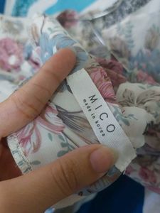 Floral Print Korean Dress