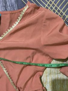 Elegant Pink Kurta With Dupatta