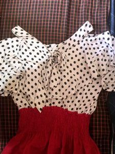 Polka Dot Red Dress