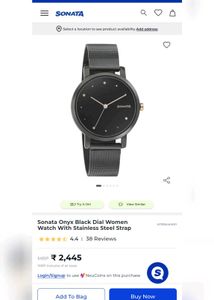 Sonata Ladies Watch