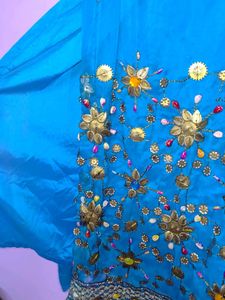 Teal Blue Salwar