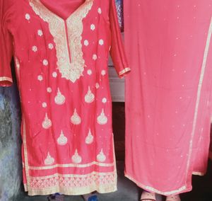 Heavy Back Nd Front Embroidery Stylish Suit