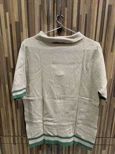 Stylish Knit Polo T-Shirt