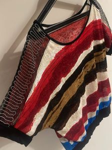 Striped Short Sleeve Top