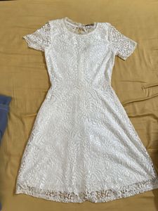 Beautiful White/cream Dress In Lace