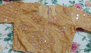 Gold Polka Dot Kids Ethnic Wear