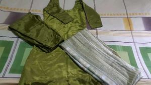 Olive Green Kurti Set - New [ S Size]