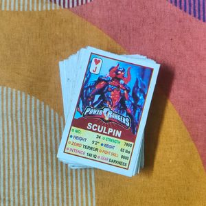 Power Ranger Cards (Set Of 52)