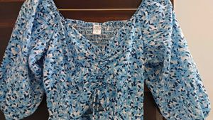 Blue A LINE dress