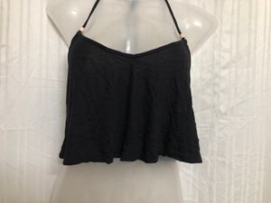 Urban Black Sleeveless Top