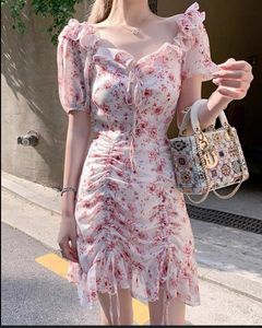 Pinterest Floral Chiffon Dress