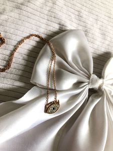 18k Gold Plated Evil Eye Necklace