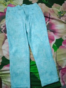 Light Blue Linen Pants