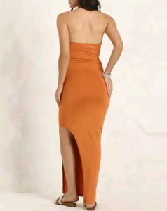 Caramel Cutout Maxi Dress size M