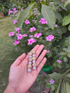 Evil Eye Bracelet And Beaded rhinestone hair clips