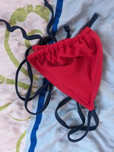 Red Colour Bikini Top