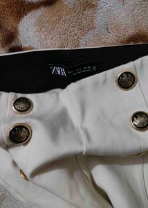 Fancy Cream Trouser For Girls