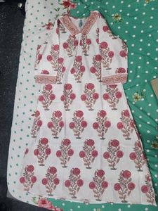 Daily Wear Floral Print Kurta With Pant And Dupatt