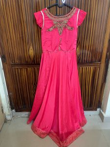 full flared ethnic gown